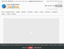 Tablet Screenshot of equipamientolaboral.com